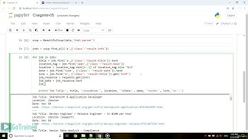 Web Scraping with Python BeautifulSoup & Requests |   Web Scraping Craigslist   Job Description Page