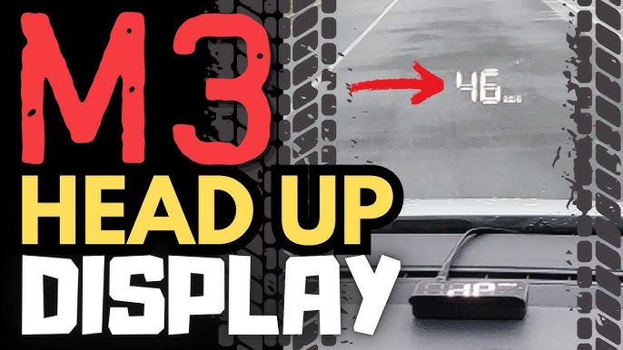 REAL Car Heads-up Display C1 HUD Review (GPS, Speed, Direction, RPM,  Voltage OBD2, Wiiyii, XTOBD) 