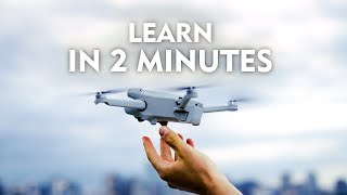 DJI MINI 3 PRO  HOW TO HAND LAUNCH AND LAND THE DRONE. LEARN IN 2 MINUTES