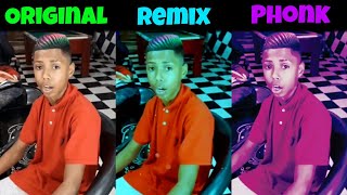 Jingle Bells - Brazilian kid Original vs Phonk vs Remix