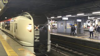 【なりたえくすぷれす】E259系 特急 成田エクスプレス@品川駅（通過）