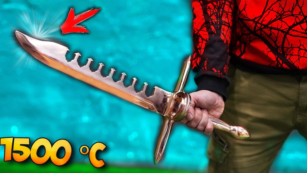 ⁣ОТЛИВАЮ SWORDBREAKER  на СЛУЧАЙ АПОКАЛИПСИСА - МЕЧЕЛОМ из БРОНЗЫ