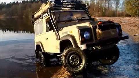 MST CMX Defender trailing on the beach