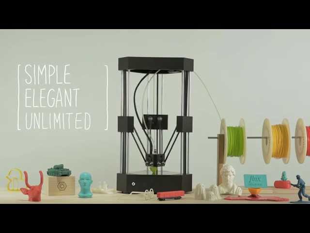 Meget sur barmhjertighed transmission FLUX Delta: All-in-One 3D Printer - YouTube
