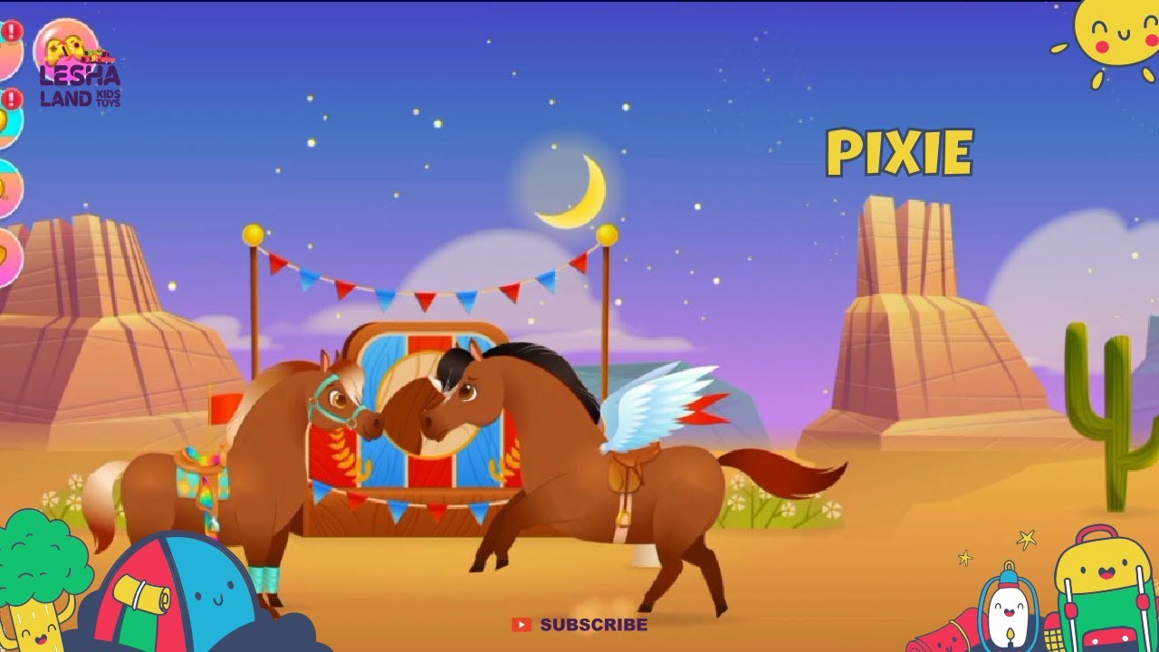 Bermain Merawat Kuda Pixie | Alesha Play Official - YouTube