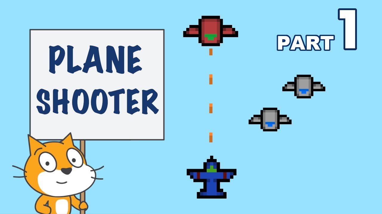 Plane Shooter Game ✈️ Scratch Tutorial