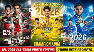 IPL Ai Photo Editing Gemini Prompts | IPL All Team Photo Editing | Gemini IPL Photo Editing Prompts screenshot 2