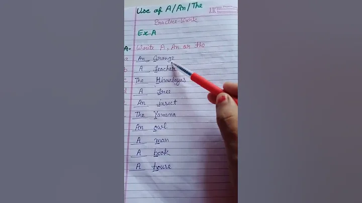 English grammar#Use of Articles # Use of A/ An/The # Learn in easy way#Learn With Maa Saraswati 🙏🙏