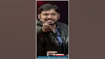 ग डस भक त क कन ह य क म र क कर र जव ब Kanhaiya Kumar Aaj Tak BJP Rajdeep Sardesai 