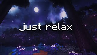 💜 Fall asleep under the stars... (minecraft music & ambience)