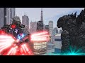 Godzilla 2021 Vs Mecha Godzilla GVK Movie Roleplay - Kaiju Arisen 5.0