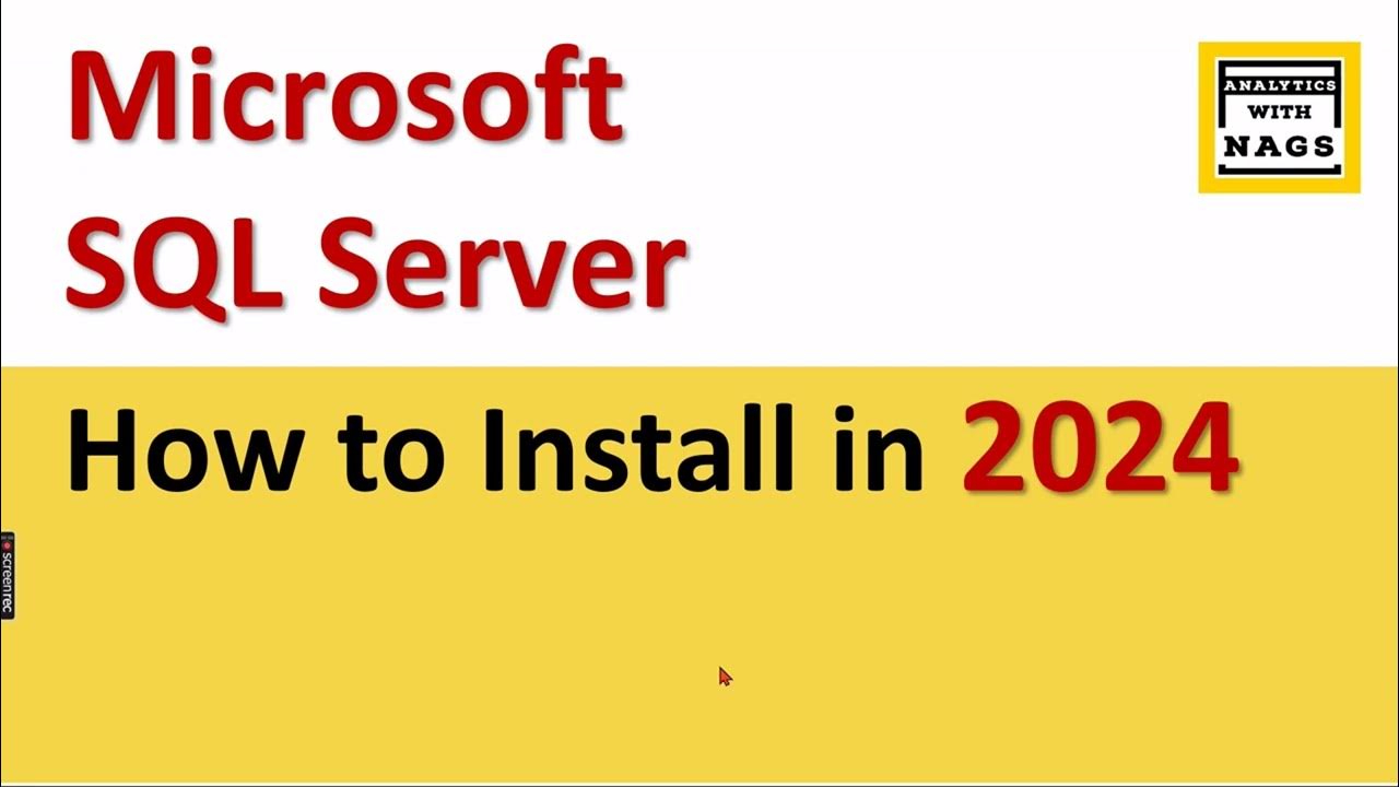 How to Install SQL Server in 2024 - YouTube