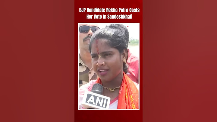 Sandeshkhali Voting News | BJP Candidate From Basirhat Rekha Patra Casts Her Vote In Sandeshkhali