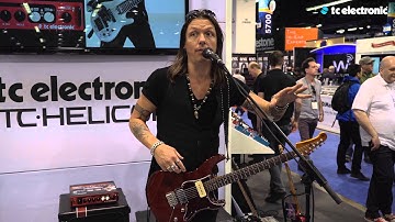 NAMM 2015 - Helix Phaser & Viscous Vibe demo by Søren Andersen