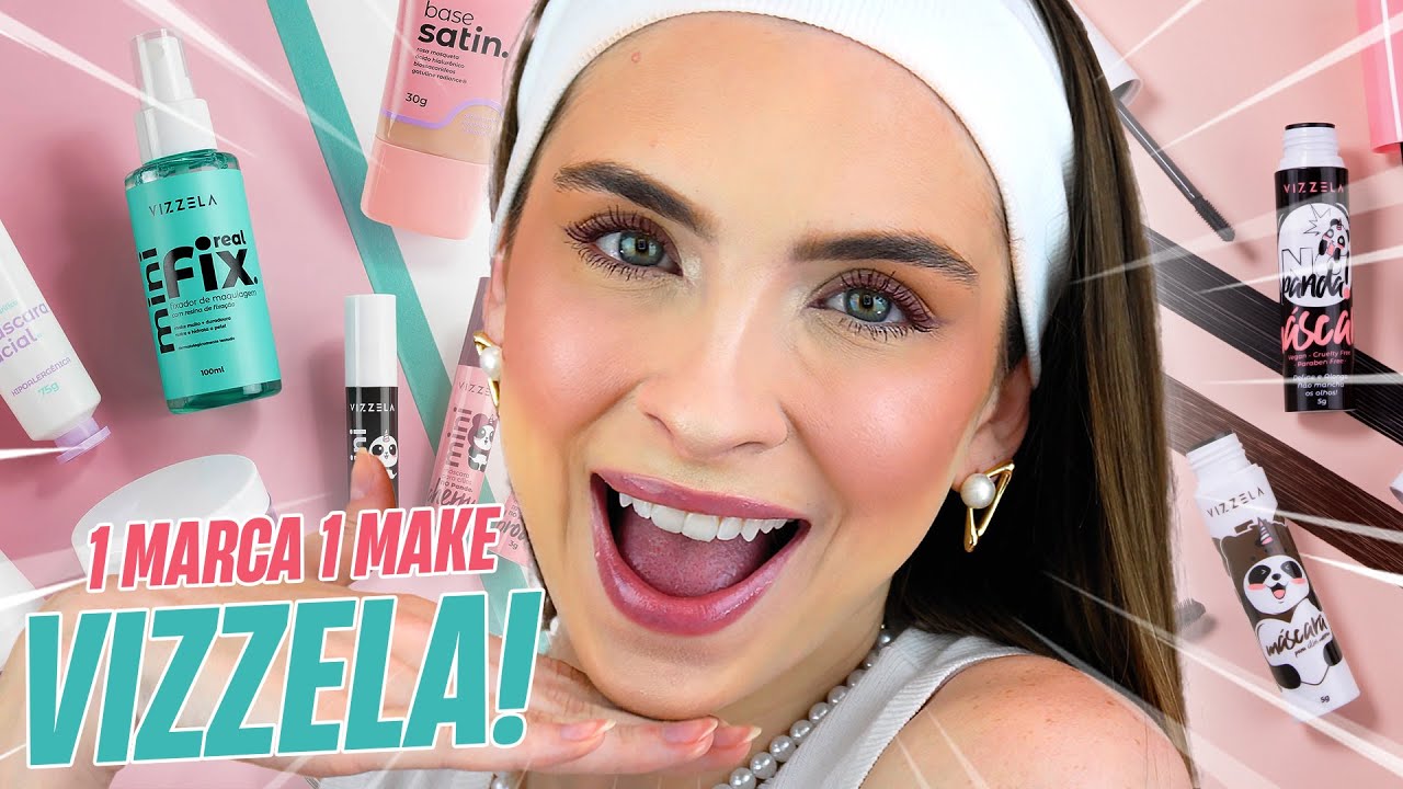 UMA MARCA, UMA MAKE - VIZZELA! MEUS PRODUTOS FAVORITOS DA MARCA! | Fernanda Tumas