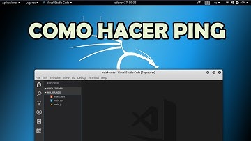 COMO HACER PING A UNA URL O DIRECCIÓN IP DESDE CUALQUIER COMPUTADOR LINUX (KALI LINUX)