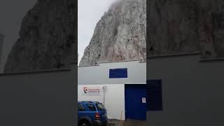 Gibraltar Rockfall Caused by Recent Storms. March 2018