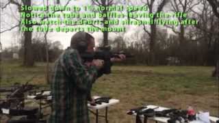 Texas NFA Gun Trust:  Huntertown Arms Kestrel 556 Silencer SLOW MOTION Explosion