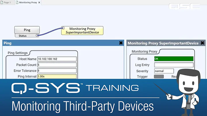 Monitoring Third-Party Devices  (Q-SYS Reflect Enterprise Manager Technician Training)