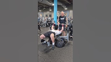 Darius Lee - 235lb. X 3 with one pause bench press.  #Naturalfreaks #Leebloodline #14yrsold