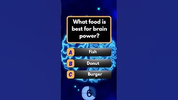 What food is best for brain power? #quiz #fun #brainteaser #puzzle