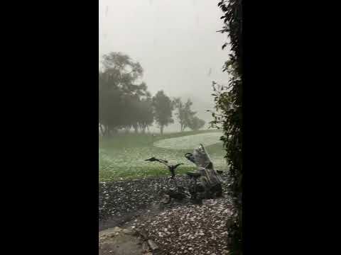 Pymble Golf Club hail storm Feb 2017