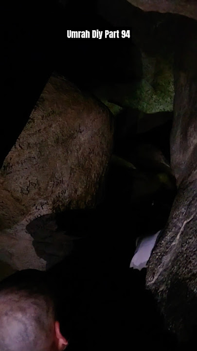 Umrah diy Part 94. Keadaan dalam Gua Hira di Mekah! #viral #trending #youtube #shorts #fyp