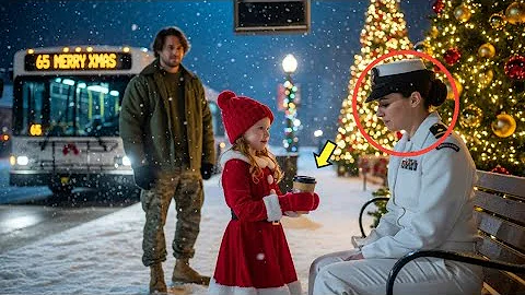 Please Don’t Cry, Ma’am…You Can Borrow My Dad.”—Said the Little Girl to the Navy Soldier at the Bus