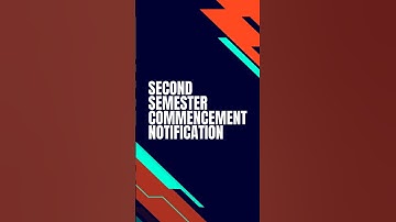 Second Semester Exam Commencement Notification #calicutuniversity #uoc  #calicutuniversityexamnews