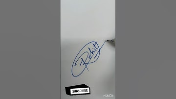 👈Rohit name signature 💥🏏 #shorts #youtubeshorts #ytshorts #trending #requested