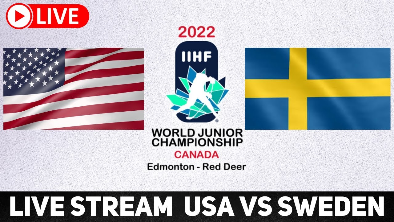 USA vs Sweden LIVE STREAM 2022 World Juniors IIHF WJC U20 Reaction Watch Party