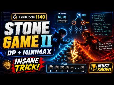 Aug 9, 2026 - Leetcode Problem #1140. Stone Game II