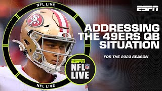 Addressing the QB situations for the 49ers and Bucs | NFL Live