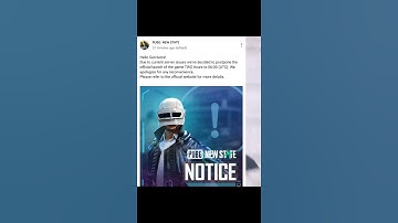 Unable to connect server PUBG: New State #shorts #pubgnewstate