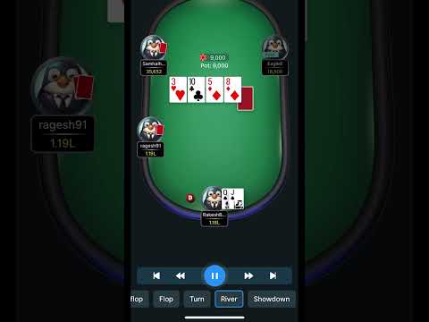Winning ₹13,534 with a Straight | Poker Guru Strategy