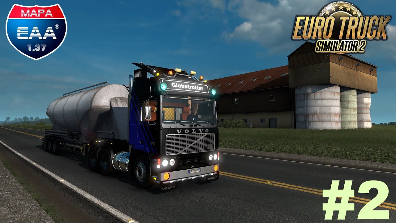 Euro Truck Simulator 2│EAA Mapa Volvo F12│Gameplay ITA