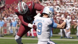 College Football 27 Gameplay - South Carolina vs North Carolina - Full Game (PS5)