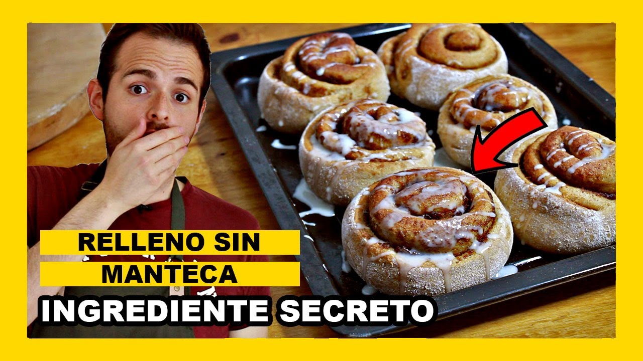 🔶Receta de ROLES de CANELA SALUDABLES y VEGANOS - PASO A PASO