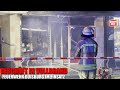 Ladenlokal in vollbrand  berufs  freiwillige feuerwehr duisburg im einsatz 