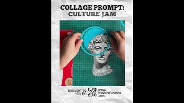 Culture Jam Collage Prompt #collage #collageart