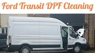 P244B P2463 P246B P24A4 MK8 Ford Transit 2.2 2.4 DPF Cleaning Soot Accumulation Restriction Blocked