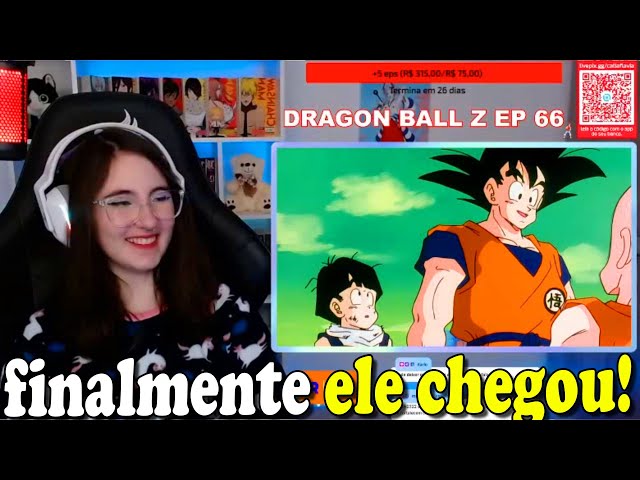 catia reagindo a GOKU CHEGA EM NAMEKUZEI (DRAGON BALL Z EP 66) 