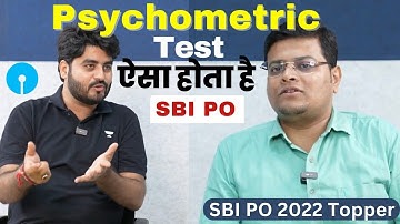 Psychometric Test in SBI PO | Real experience with Topper Sumit Anand | Vishal Parihar