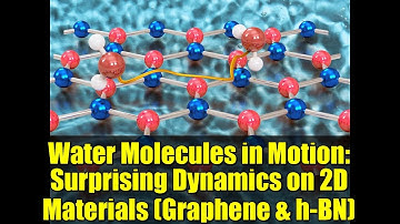 Water Molecules in Motion: Surprising Dynamics on 2D Materials (Graphene & h-BN)