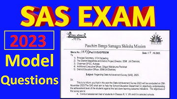 #SAS01, Class 10, Question Paper  of 2022, State Achievement Survey, Model Question Paper