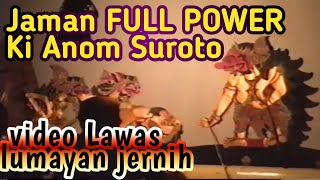 jos bgt. Video Lawas Langka Dalang TERBAIK sepanjang sejarah. ANOM SUROTO