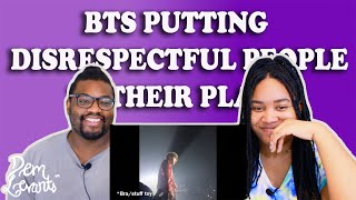 BTS Putting Disrespectful People In Their Place| REACTION
