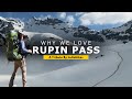 Why we love rupin pass  waterfall  snow fields  best summer trek