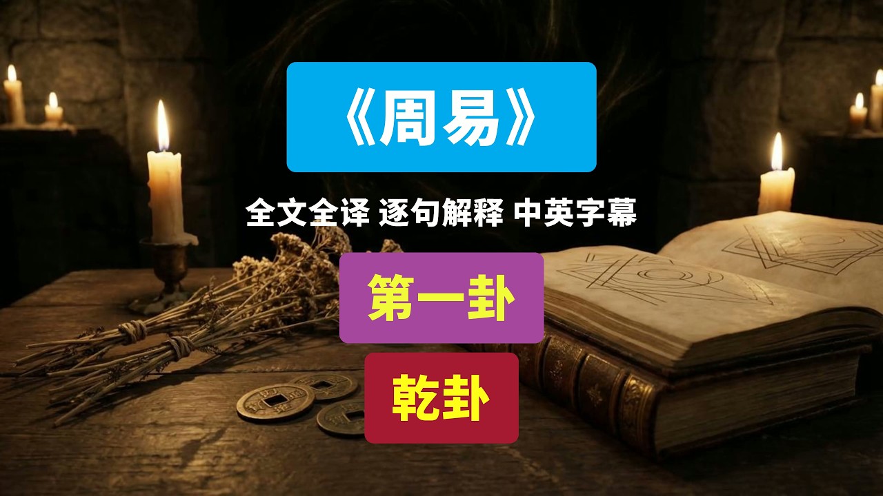 《周易》全文解读 第一卦 乾卦 #传统文化 #哲学 #道家文化 #古书古籍 #文言文 #文言文翻译 #历史 #读书 #阅读 #知识 - YouTube