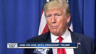 EXCLUSIVE: Charles Benson talks with President Trump about trade agreement